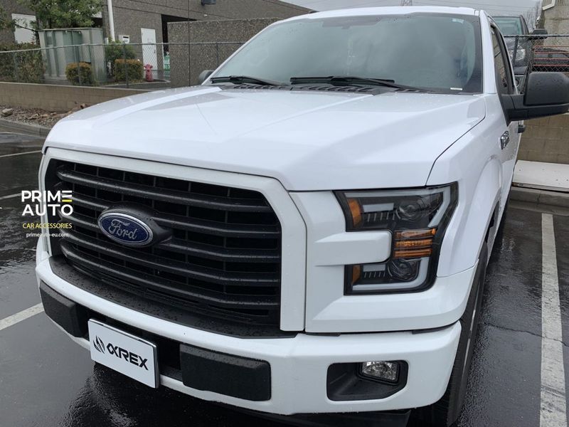 Передние фары LED Ford F150 2015-2017 LED LUXX серия черные AlphaRex 880167 880167 фото