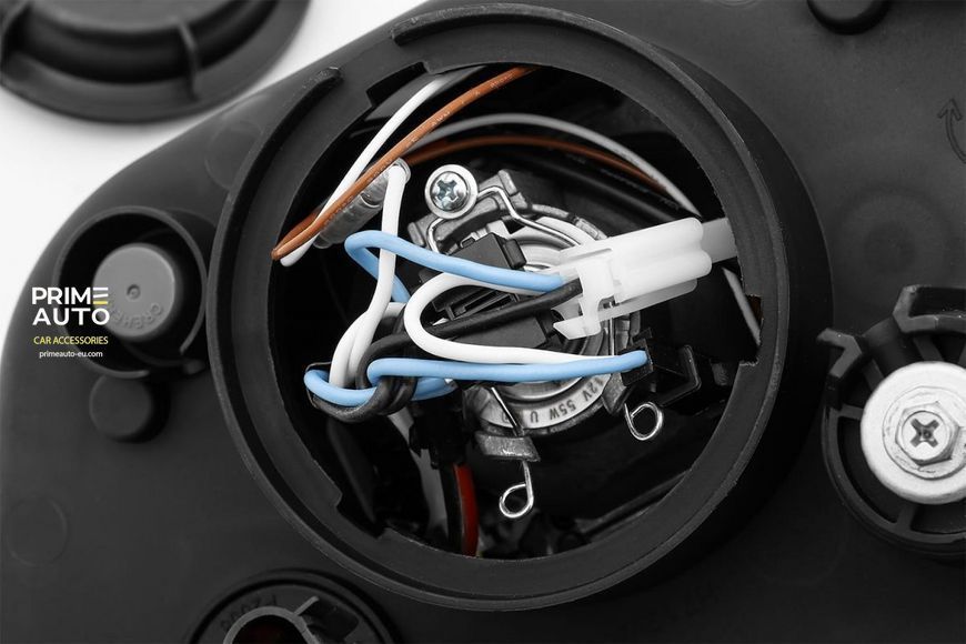 Передние фары Ford Mustang 2010-2014 PRO серия черные AlphaRex 880110 880110 фото