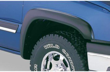 Fender Flares set 4 PCs GMC Sierra 2500 Classic HD 2007-2007 Extended-A-style black Bushwacker 40906-02