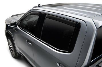 Window Deflectors 4 pcs Set Chevrolet SILVERADO 2500 HD 2020-2025 Ventvisor LOW PRO Smoke AVS 894096