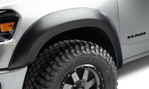 Fender Flares set 4 PCs Ram 1500 2019-2024 Extended-A-style black Bushwacker 50926-02