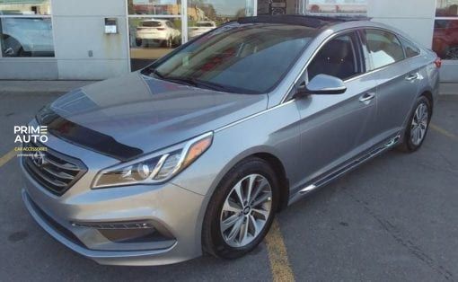 Дефлектор капота Hyundai Sonata 2015-2017 гладкий FormFit HD10C15 HD10C15 фото