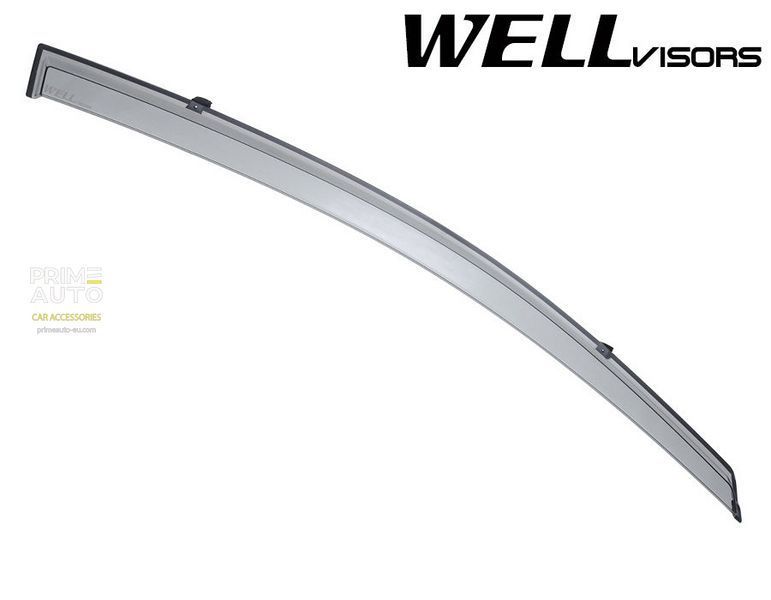 Owiewki do szyb samochodowych num 4 szt Premium seria Mitsubishi Lancer 2008 - 2017 Sedan Wellvisors 3-847MI005