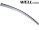 Owiewki do szyb samochodowych num 4 szt z czarna chromowana listwa Volkswagen Golf 2010 - 2014 Hatchback Wellvisors 3-847VW008