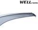 Window Deflectors 4pcs Set with Chrome Trim Mercedes-Benz S-Class 1992-1999 Long Wellvisors 3-847MB016