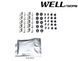 Window Deflectors 4pcs Set Premium Series Toyota 4Runner 1990-1995 Wellvisors 3-847TY041