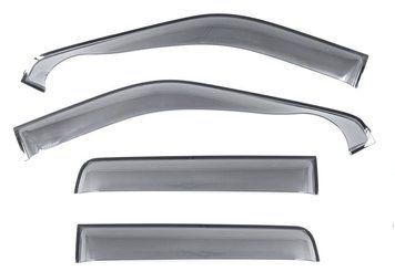Window Deflectors 4pcs Set Off-Road Series Ford F-150 2009-2014 Crew Cab Wellvisors 3-847FD019
