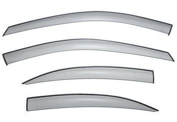 Window Deflectors 4pcs Set Premium Series Mercedes-Benz C-Class 2001-2007 Sedan Wellvisors 3-847MB002
