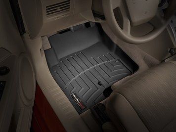 Car Mats 3D Liners Front Dodge Caliber 2007 - 2012 Black WeatherTech 440861