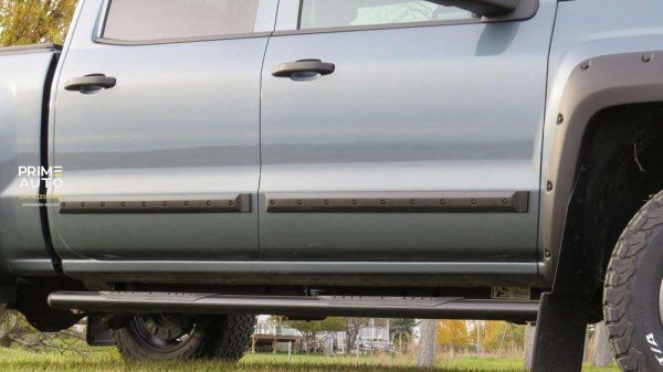 Listwy boczne Chevrolet Silverado 1500 2019 - 2026 Bolt-On Style Extended Cab matowy EGR 991894