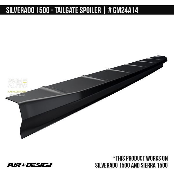 Спойлер на задній борт Chevrolet Silverado 1500 2014-2018 чорний AIR DESIGN GM24A14 GM24A14 фото