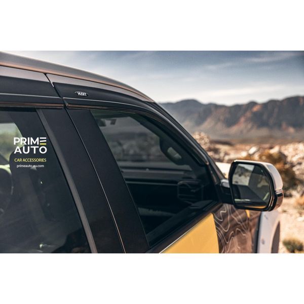 Deflectoare de ferestre liant LOW PROFILE 4 buc Toyota Tundra 2007 - 2021 CrewMax fumuriu &icirc;nchis Husky Liners 2854111