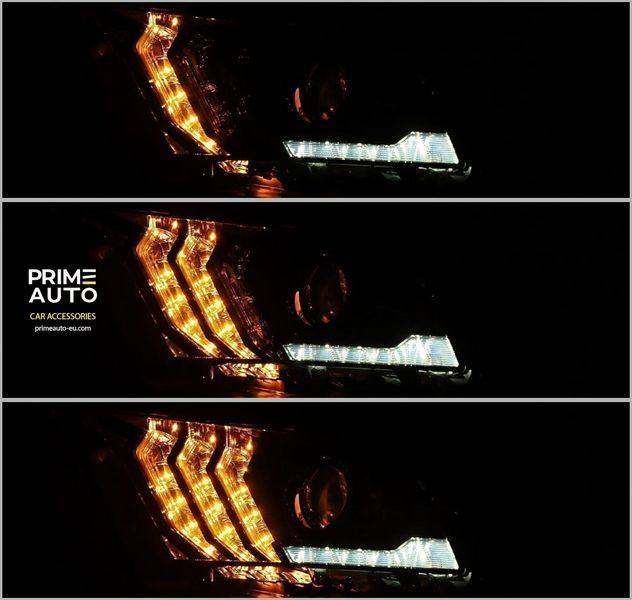 Faruri faţă Ford Mustang 2010-2014 PRO series chromium AlphaRex 880111