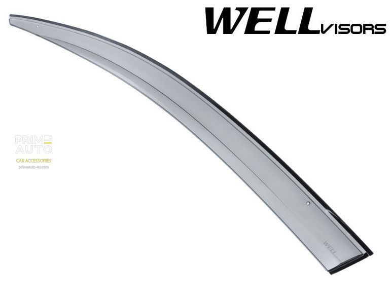 Owiewki do szyb samochodowych num 4 szt aerodynamiczny Mitsubishi Lancer 2008 - 2017 Sedan Wellvisors 3-847MI006