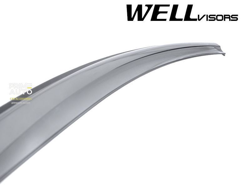 Owiewki do szyb samochodowych num 4 szt aerodynamiczny Mitsubishi Lancer 2008 - 2017 Sedan Wellvisors 3-847MI006