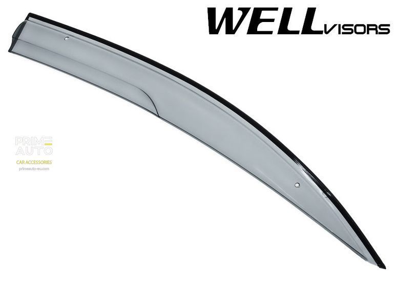 Owiewki do szyb samochodowych num 4 szt aerodynamiczny Mitsubishi Lancer 2008 - 2017 Sedan Wellvisors 3-847MI006