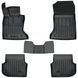 Car Mats with raised edge set 5 pcs BMW 5-Series 2010 - 2013 (F10) Black SOVA-PL