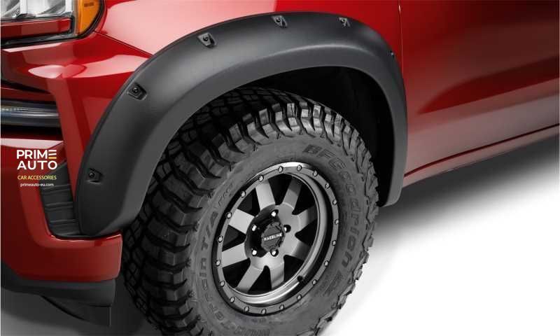 Poszerzenia nadkoli ustawić 4 szt GMC Sierra 2500/3500 HD 2007-2014 Forge-style czarny Bushwacker 48110-08