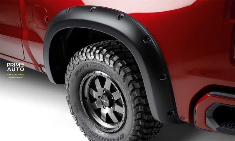 Poszerzenia nadkoli ustawić 4 szt GMC Sierra 2500/3500 HD 2007-2014 Forge-style czarny Bushwacker 48110-08