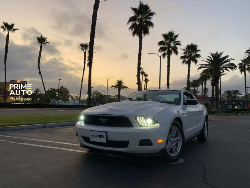 Faruri faţă Ford Mustang 2010-2014 PRO series chromium AlphaRex 880111