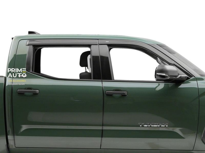 Deflectoare de ferestre liant LOW PROFILE 4 buc Toyota Tundra 2007 - 2021 CrewMax fumuriu &icirc;nchis Husky Liners 2854111