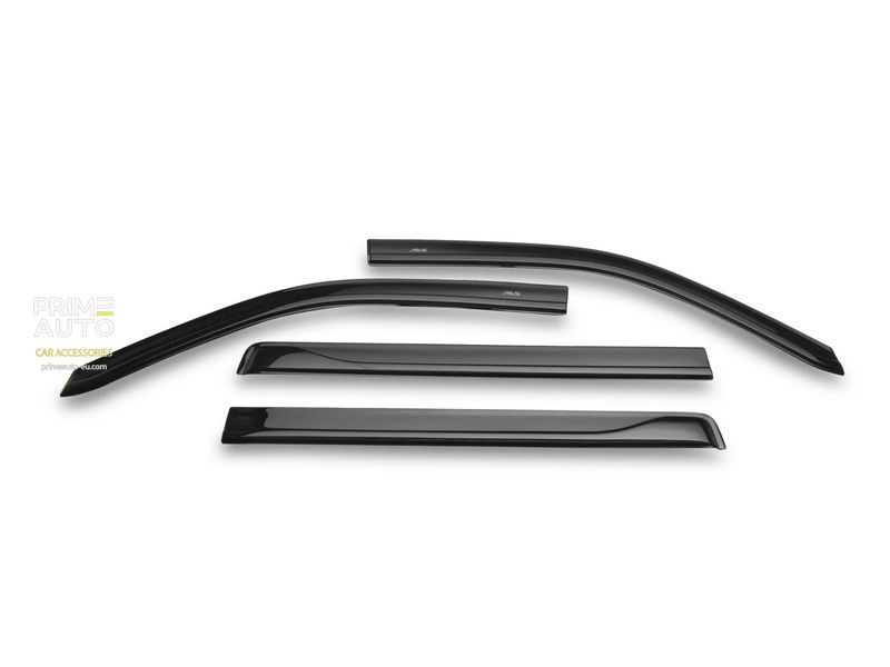 Deflectoare de ferestre liant LOW PROFILE 4 buc Toyota Tundra 2007 - 2021 CrewMax fumuriu &icirc;nchis Husky Liners 2854111