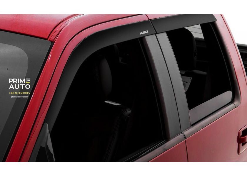 Deflectoare de ferestre liant LOW PROFILE 4 buc Toyota Tundra 2007 - 2021 CrewMax fumuriu &icirc;nchis Husky Liners 2854111