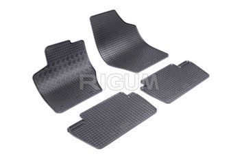 Dywaniki samochodowe gumowe zestaw 4 szt czarny Peugeot 307 2004-2010 Rigum 900484