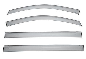 Window Deflectors 4pcs Set Premium Series Dodge Grand Caravan 2008-2020 Wellvisors 3-847DG005