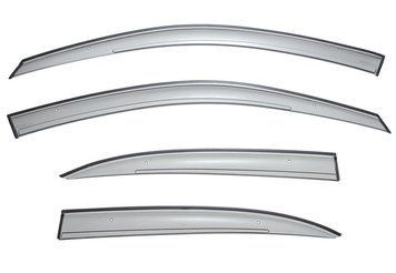 Window Deflectors 4pcs Set Premium Series Mercedes-Benz C-Class 2008-2014 Sedan Wellvisors 3-847MB010