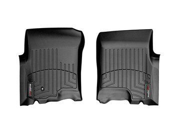 Car Mats 3D Liners Front Ford Expedition 1997 - 2002 Black WeatherTech 440821