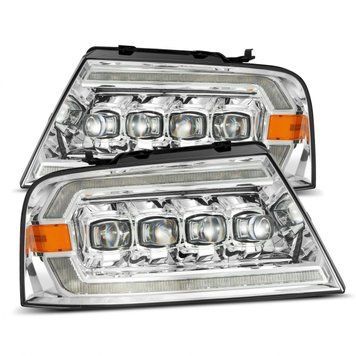 Lampy przednie Ford F-150 2004-2008 LED NOVA seria chrom AlphaRex 880129