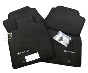 Fabric rugs set 4 pcs Lexus ES 2002 - 2006 black Lexus (Original) PT2063303402