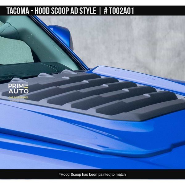 Osłona na kapturze Toyota Tacoma 2016-2025 czarny AIR DESIGN TO02A01