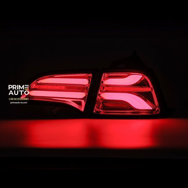 Задние фонари Tesla Model Y 2020-2022 LED PRO серия красные AlphaRex 601020 601020 фото