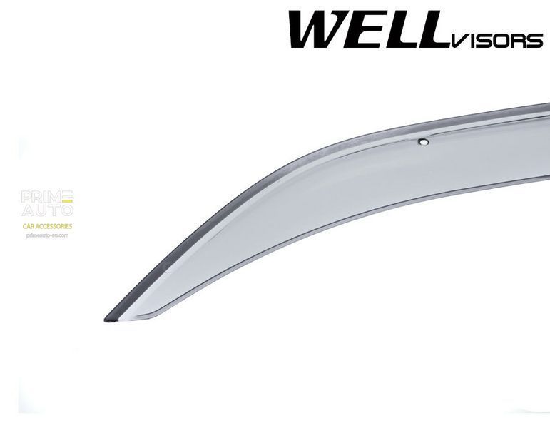 Owiewki do szyb samochodowych num 4 szt Premium seria Mitsubishi Lancer 2002 - 2007 Sedan Wellvisors 3-847MI010