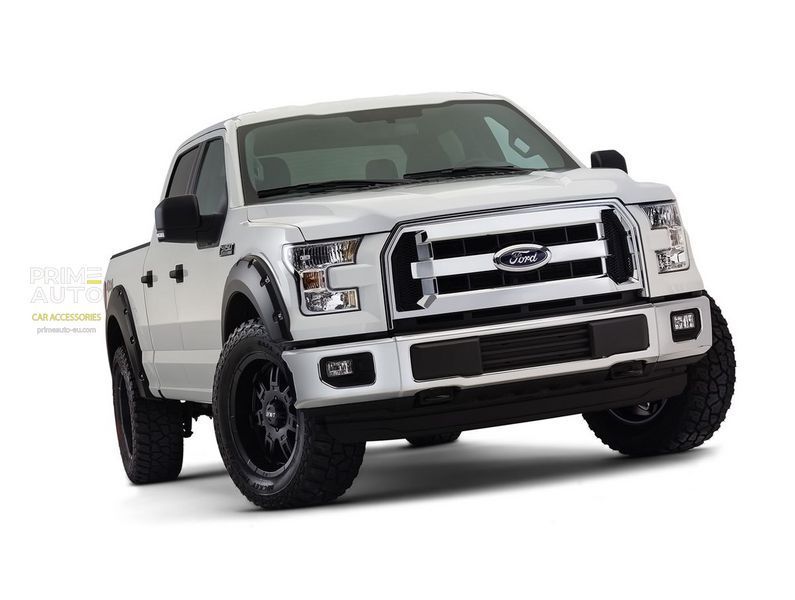 Wheel Arch Extensions Ford F-150 2015-2017 POCKET STYLE fender flares smooth Bushwacker 20935-6A