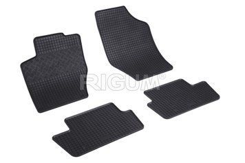 Dywaniki samochodowe gumowe zestaw 4 szt czarny Peugeot 308 2007-2013 Rigum 900439