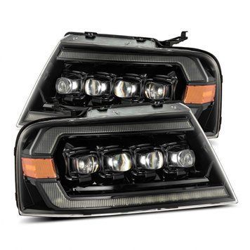 Lampy przednie Ford F-150 2004-2008 LED NOVA seria kolor Alpha-Black AlphaRex 880130