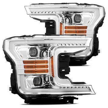 Faruri faţă Ford F-150 2018-2020 LED LUXX series chromium AlphaRex 880175