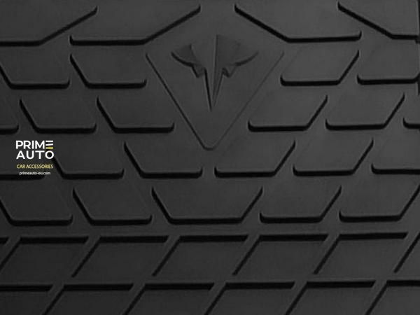 Dywaniki samochodowe gumowe zestaw 4 szt Volvo V60 2010 - 2018 czarny 1037084