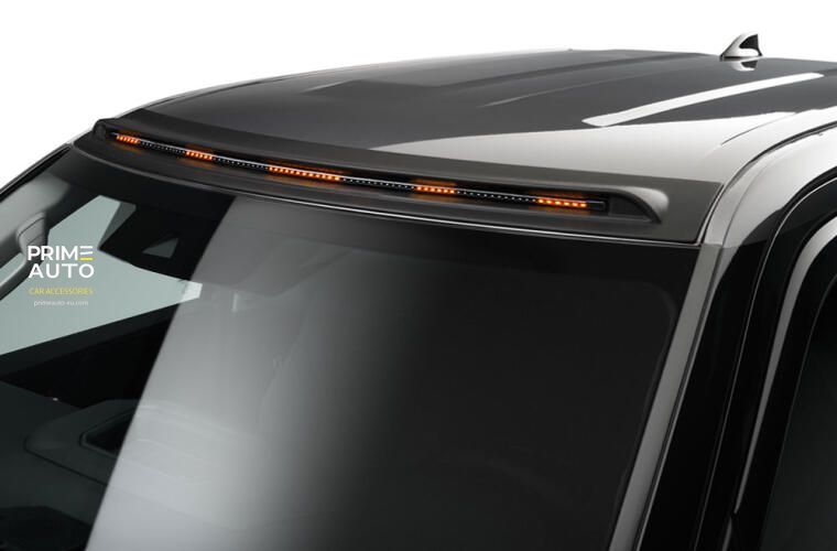 Дефлектор лобового скла Aerocab PRO чорний Toyota Tundra 2022+ AVS 898294 898294 фото
