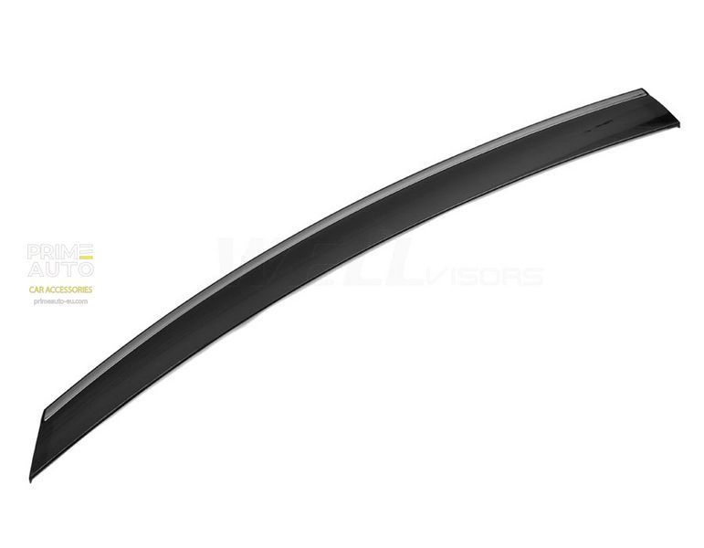 Window Deflectors 4pcs Set With Black Trim Toyota Camry 2025+ Wellvisors 3-847TY084