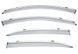 Owiewki do szyb samochodowych num 4 szt z chromowaną odlewanie Mercedes-Benz C-Class 2015 - 2021 Sedan Wellvisors 3-847MB018