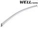 Window Deflectors 4pcs Set with Chrome Trim Infiniti QX30 2017-2018 Wellvisors 3-847IN011