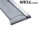 Дефлекторы окон к-т 4 шт с хромированным молдингом Jeep Grand Cherokee 2011 - 2022 Wellvisors 3-847JE004 3-847JE004 фото 10