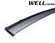 Window Deflectors 4pcs Set With Black Trim Hyundai Accent 2006-2011 Sedan Wellvisors 3-847HY008