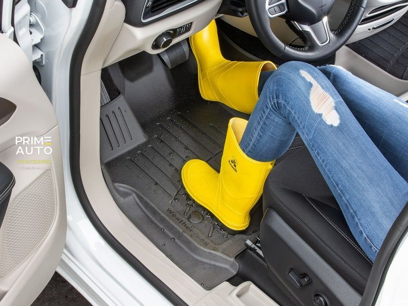 Car Mats 3D Liners High Performance Front Ram 1500 TRX 2019-2024 Black WeatherTech 4414281IM