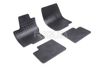 Dywaniki samochodowe gumowe zestaw 4 szt czarny Mercedes-Benz ML-Class 2012-2014 Rigum 901672