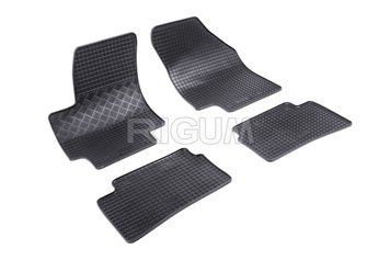 Dywaniki samochodowe gumowe zestaw 4 szt czarny Kia Rio 2005 - 2010 Rigum 901429